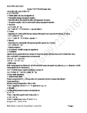Đề ôn thi THPT Quốc gia môn Hóa học năm 2020 - Trần Anh Tú